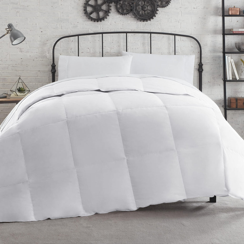 Soft and Natural Breathable Down Feather Fill Bedding Comforter Duvet Insert with 4 Corner Loops for All Season