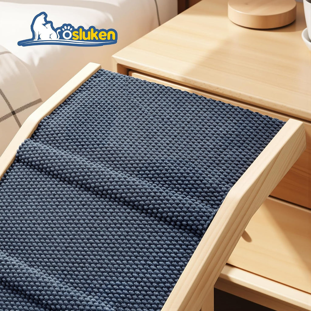 2026 Upgraded Dog Ramp for Bed, 64" Long Foldable Pet Ramp for Small Large Dogs, Dog Ramps for High Beds, High