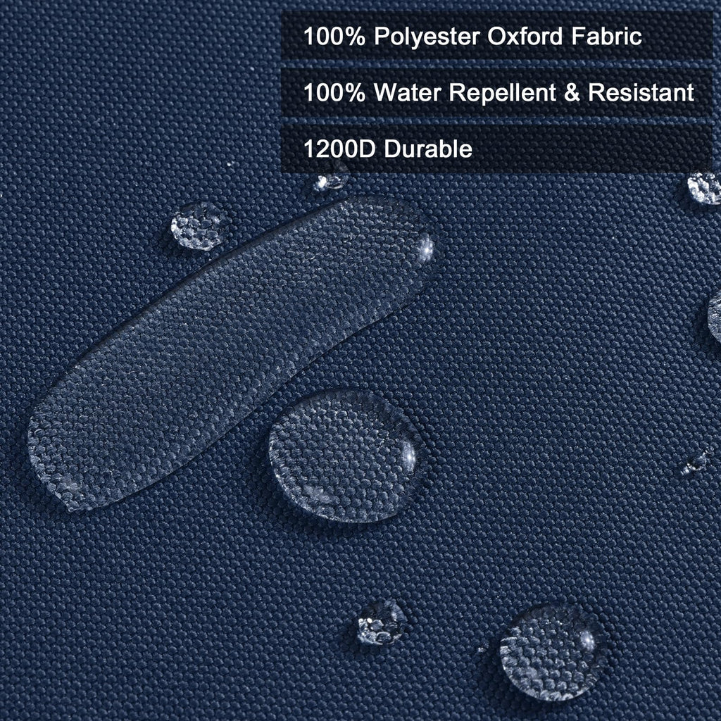 Waterproof Canvas Fabric by The Yard 1200D Upholstery 6 Yard Navy Blue