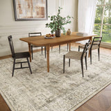 Washable Area Rugs for Living Room: 9x12 Bedroom Area Rugs Boho Vintage Rugs Stain Resistant Non Sli