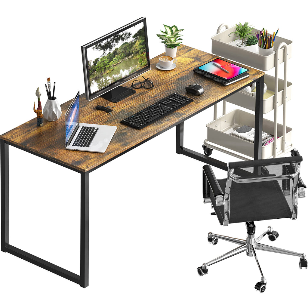 Mission 48-Inch Home Office Computer Desk, Rustic Brown