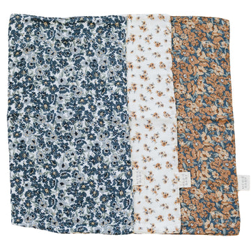 Burp Cloths, Vintage Florals, Muslin Burp Cloth Set for Spit Up, Drool, and More, Boho Burp Cloths for Baby Boy and