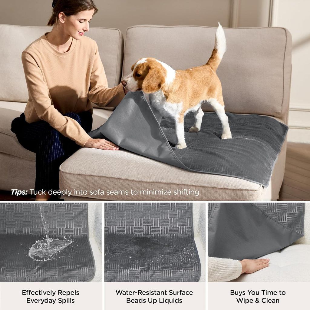 Waterproof Couch Cover for Sofa and Dogs Quick Drying, 30x70IN