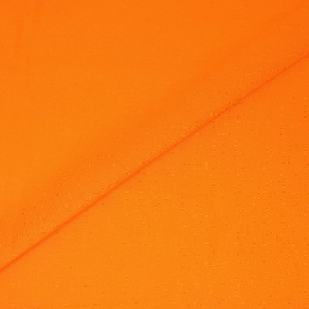 44" 100% Cotton Solid Print Sewing & Craft Fabric 8 yd by The Bolt, Orange