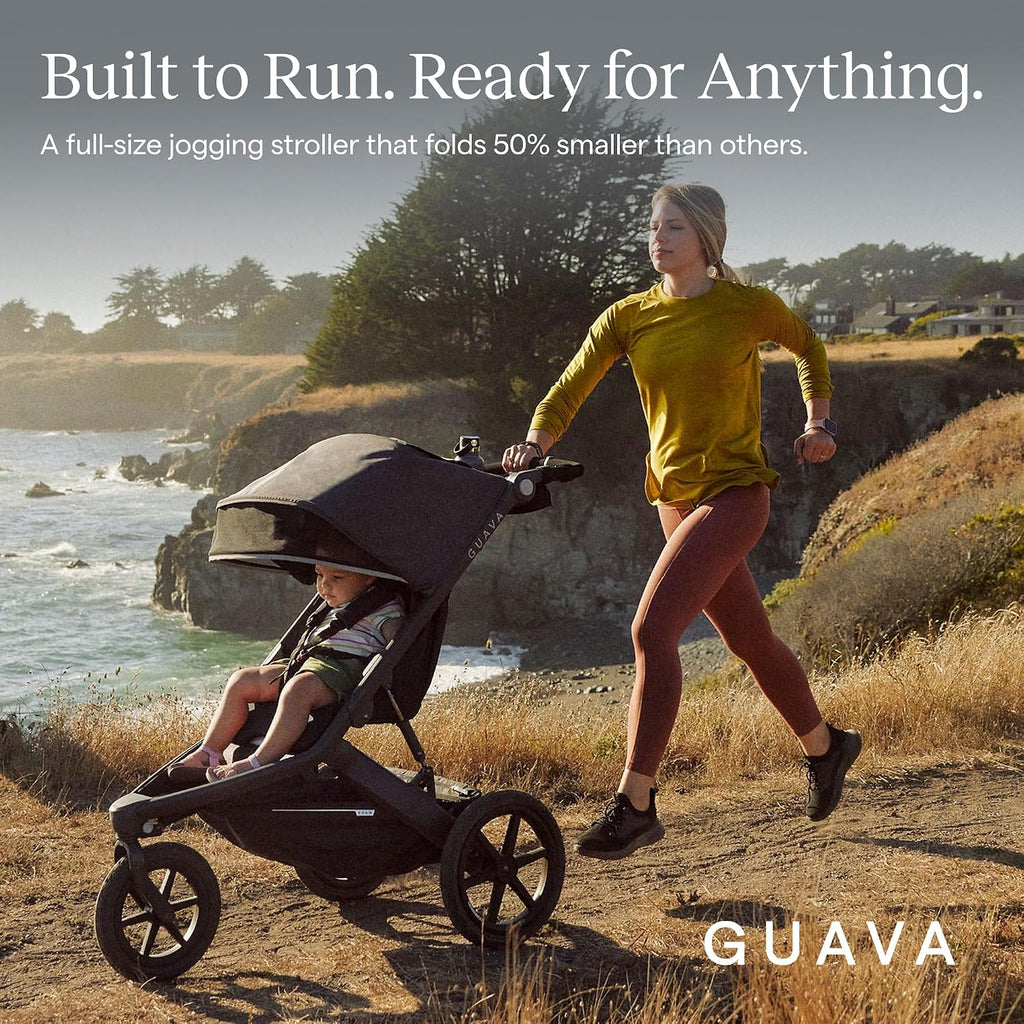 Roam Jogging Stroller with 3D Nesting Fold | Compact-Folding Baby & Toddler Travel Stroller | All-Terrain Running