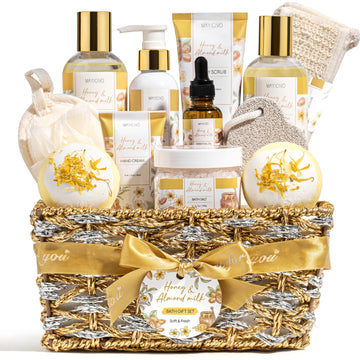 Spa Christmas Gift Baskets for Women, Birthday Gifts Bath Sets for Women
