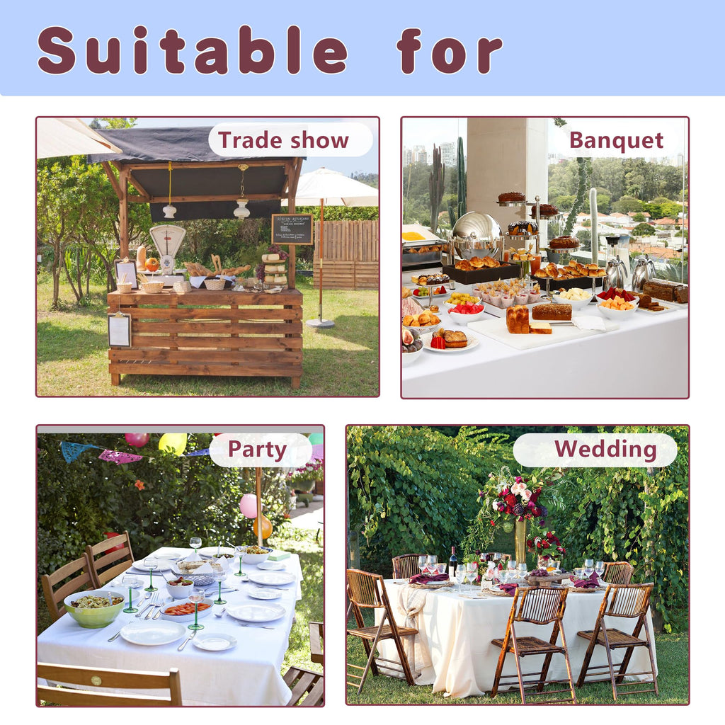 Fitted Fall Tablecloths For 8 Foot Rectangle Tables for Vendor 2 Pcs Rust