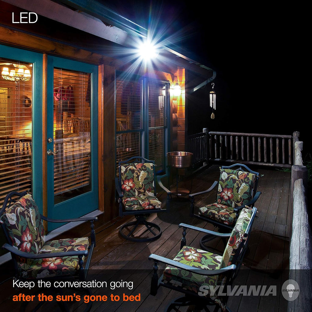 Night Chaser LED BR30 Light Bulb, 100W = 15.5W, Dimmable, 10 Year, Super Bright, 1450 Lumens, 5000K, Daylight - 1