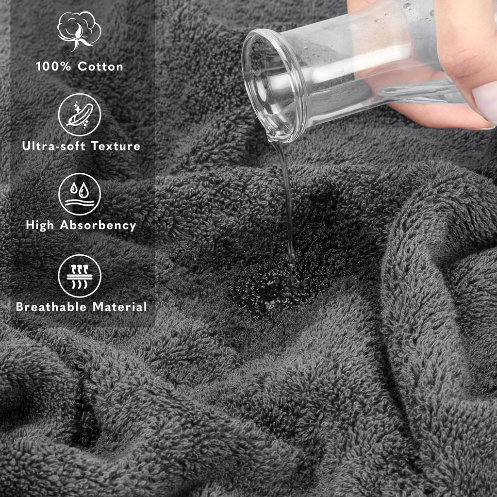 Soft Linen 100% Cotton Luxury Turkish Towels, 35x70 XL Bath Sheet | Soft Absorbent Quick Dry OEKO Tex Standard 100