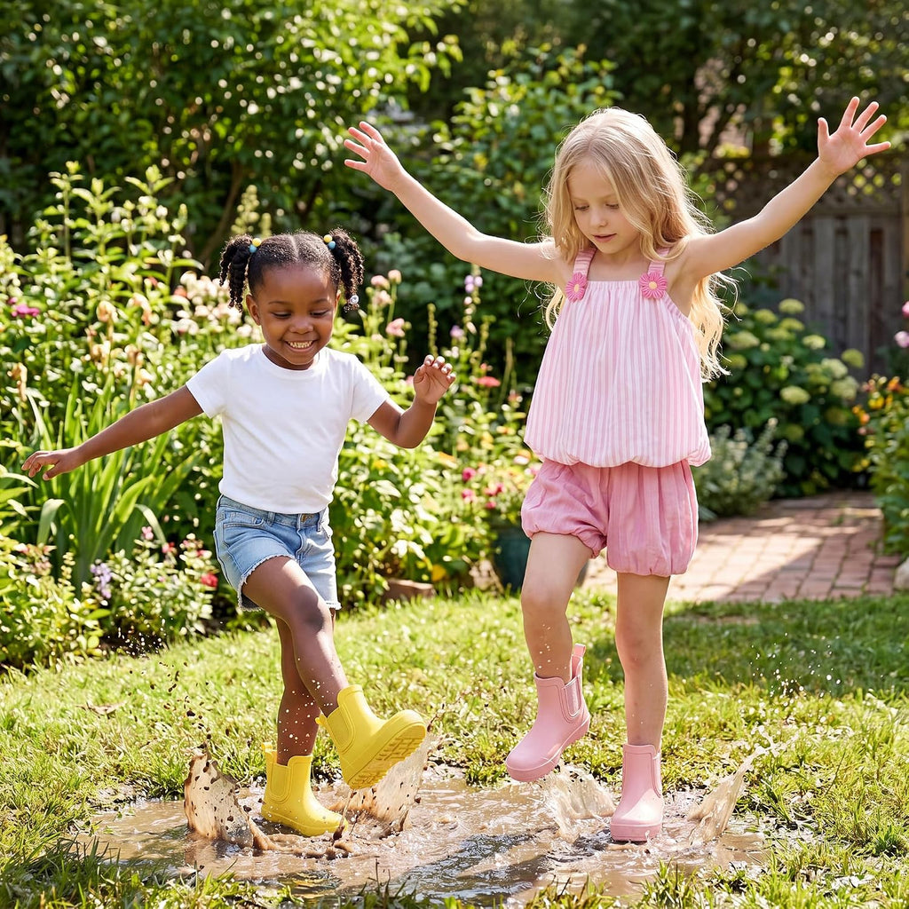 Chelsea Rain Boots for Girls Boys Waterproof Toddler to Big Kids