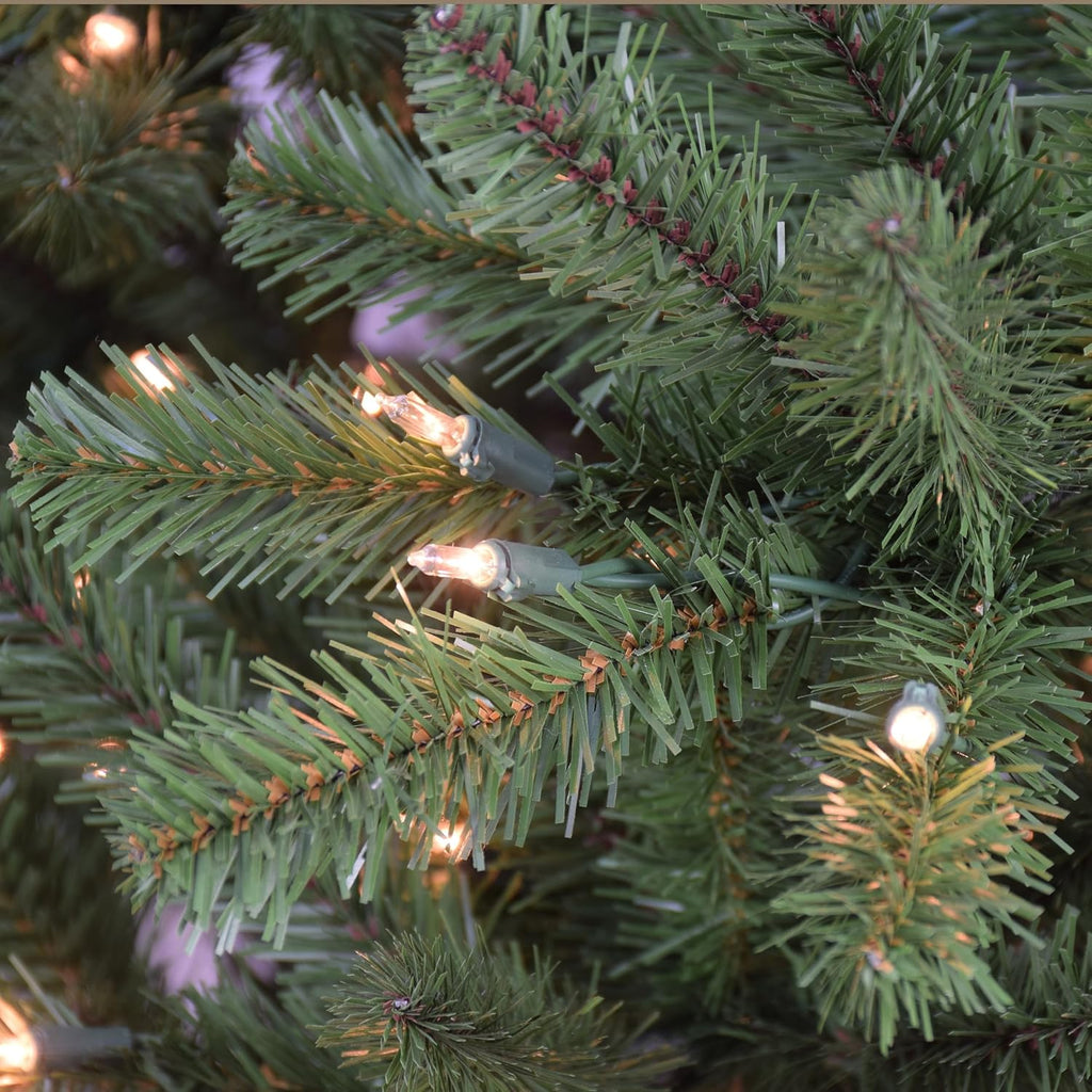 Pre-Lit 12' Berkshire Fir Artificial Christmas Tree with 1200 Warm White LED Lights, Green