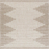 Eris Outdoor Area Rug - Outside Porch Patio Rug Carpet - No Pile Rug - Waterproof Rug - Geometric - 
