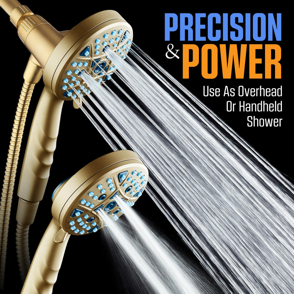 Magneton High Pressure 8-mode Handheld Shower Head w/Dual Bracket