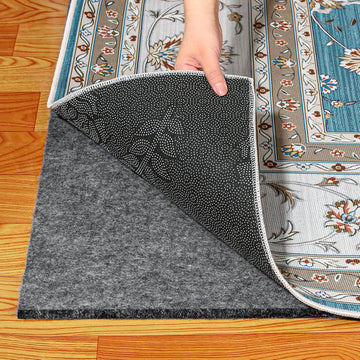 Waterproof Rug Pad, Thick 5x7 ft Under Area Rug Carpet Pad, Non Slip Felt Rug Pads for Hardwood Floors, Keep Carpets