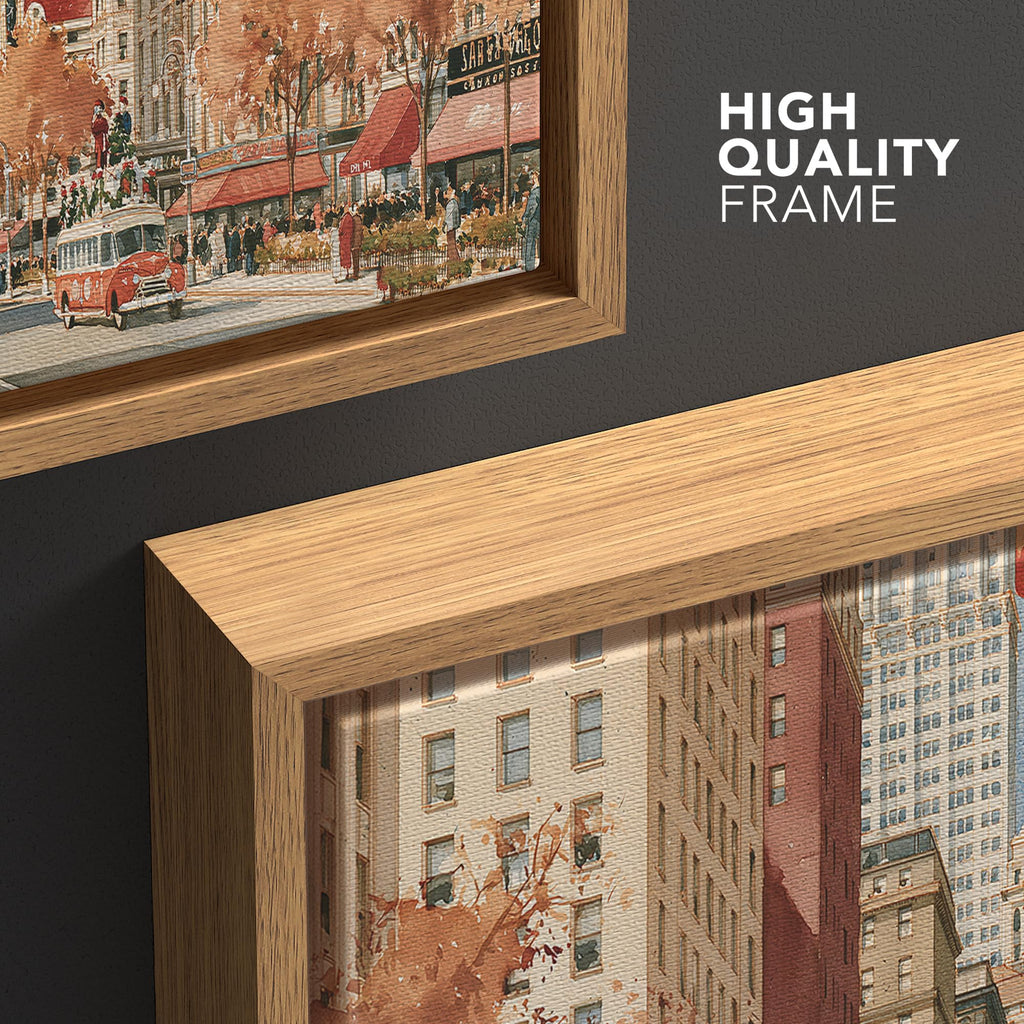 Framed Canvas Wall New York Thanksgiving Parade