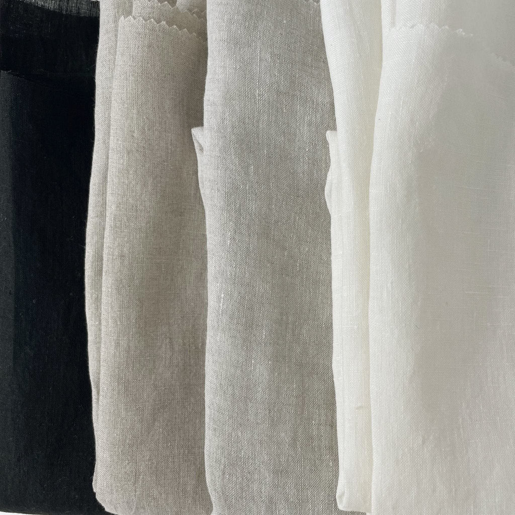 Natural Light Lightweight High Twisted Linen Fabric | Versatile & Durable Material for Stylish Creations - Ideal for