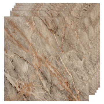 30-Piece Peel and Stick Floor Tiles, 12x12 Covers 30 Sq. Ft. Waterproof Vinyl Flooring, Renter-Friendly Self-Adhesive