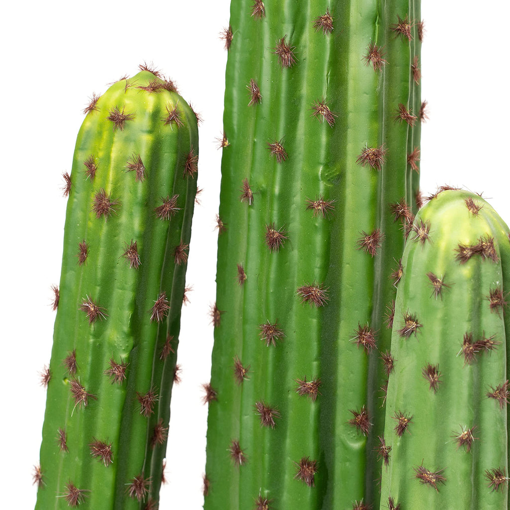 Simple Faux Saguaro Cactus with Plastic Pot | Artificial Cactus Plant | Lightweight Décor, Event Décor, Party