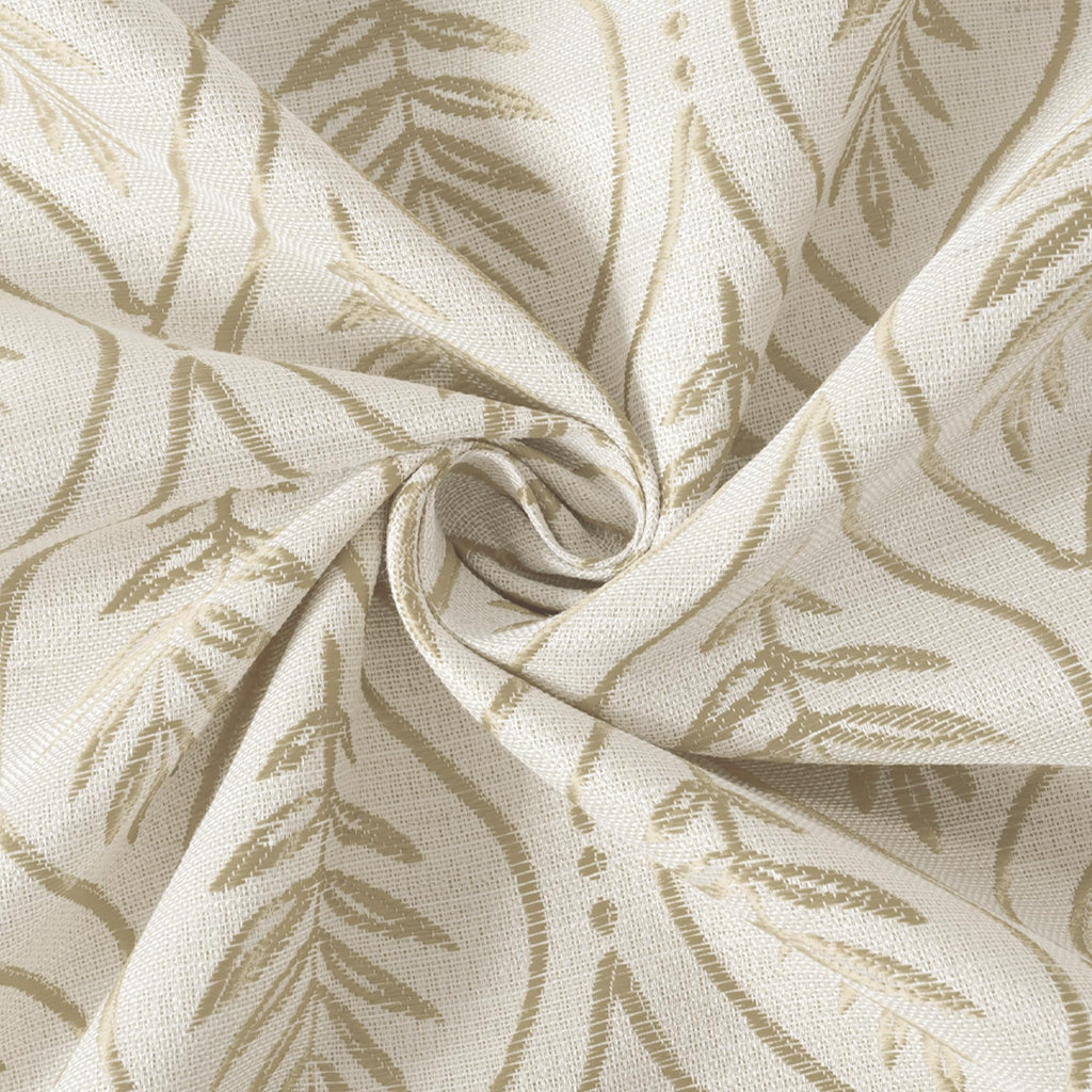 Floral Leaf Curtains 84 inch Curtains 2 Panel Set