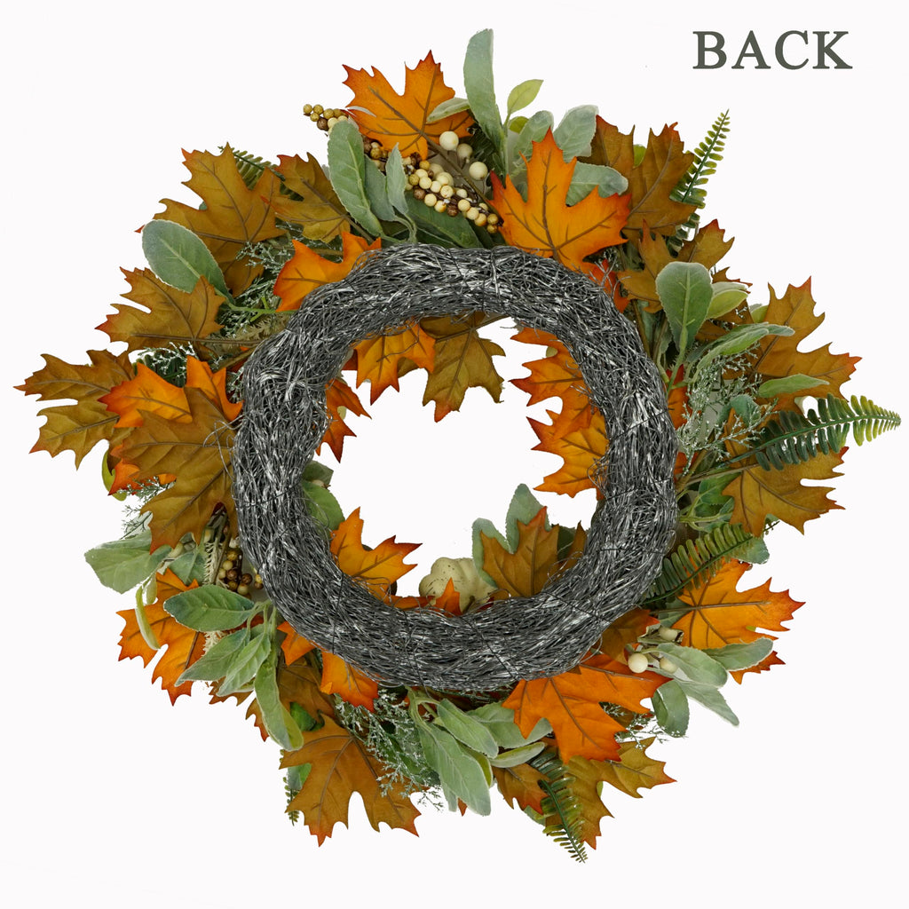 22'' Fall Wreaths for Front Door Autumn Wreath Decor