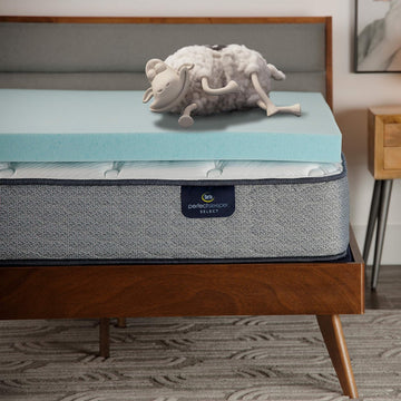 ThermaGel 3-Inch Gel Memory Foam Mattress Topper, King | 3 inch king gel memory foam mattress topper, ThermaGel
