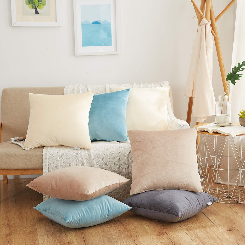 Throw Pillow Inserts, Euro Sham Form Stuffer with Premium Polyester Micro Fiber, Decorative for Bed, Couch and Sofa