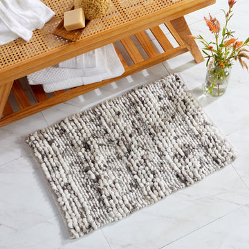 Luxury Plush Bath Rugs, Ultra Soft and Absorbent Microfiber Chenille Bathroom Rugs, Bathroom Mats for Tub and Shower