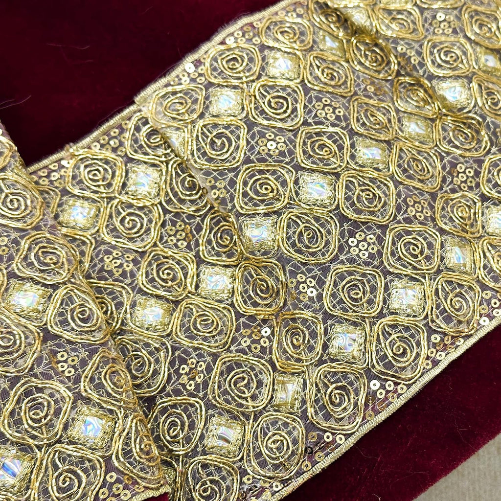 72 inch Christmas Tree Skirt, Extra Large Velvet Red Tree Skirt with Gold Glitter Trim, Rustic Vintage Xmas Tree