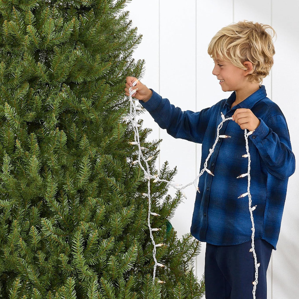Premium Nordic Fir Christmas Tree, Unlit Artificial Full Hinged Realistic Holiday Decoration w/ 3,500 Branch Tips