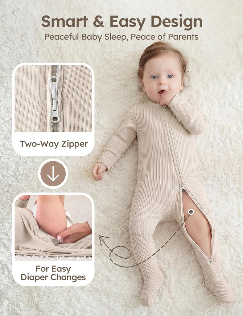 Viscose Bamboo Baby Pajamas Baby Sleepers Baby Boys Girls Clothes