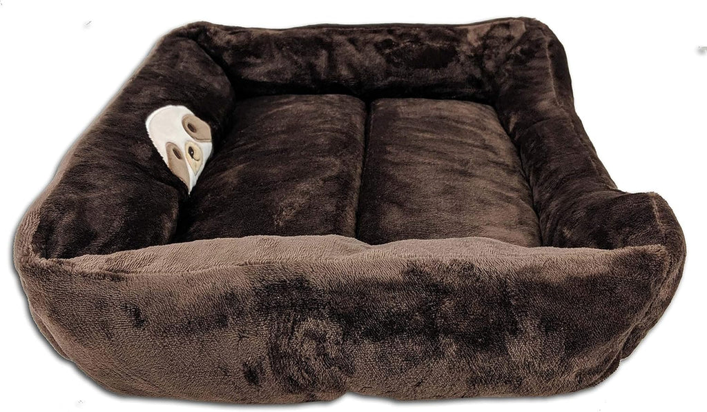 Pet Bed for Cats and Small Dogs - Cute Sloth Theme to Help Cuddle Your Loved One Off to Sleep