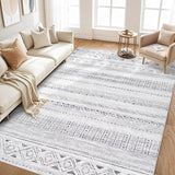 5x7 Area Rug for Living Room, Washable Non-Slip Large Area Rug