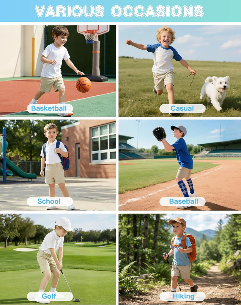 Toddler Boys Performance Golf Shorts Girls All Day Comfy Casual Short