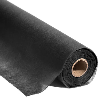 Black Flame Retardant Gossamer Fabric Roll, 59 Inches x 50 Yard, Sheer Fabric for Wedding Decorations, Baby Shower