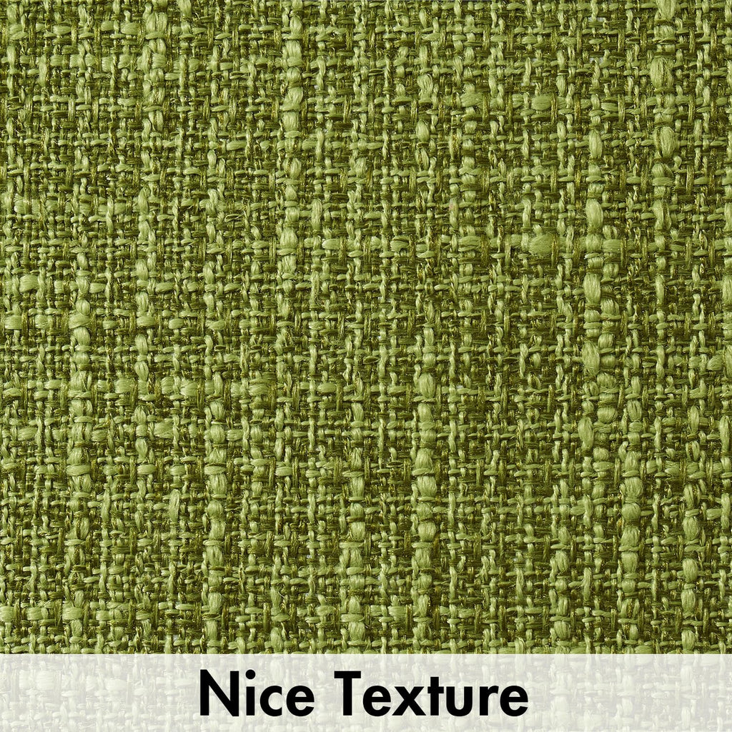 Burlap Linen Throw Pillow Covers 20x20 Inch Set of 2 Green