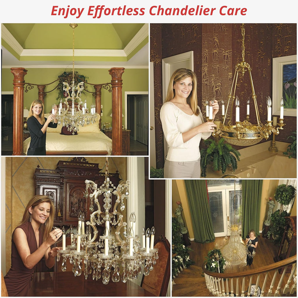 200 lb Motorized Chandelier Lift System with Remote Control, Commercial Grade – Light-Duty