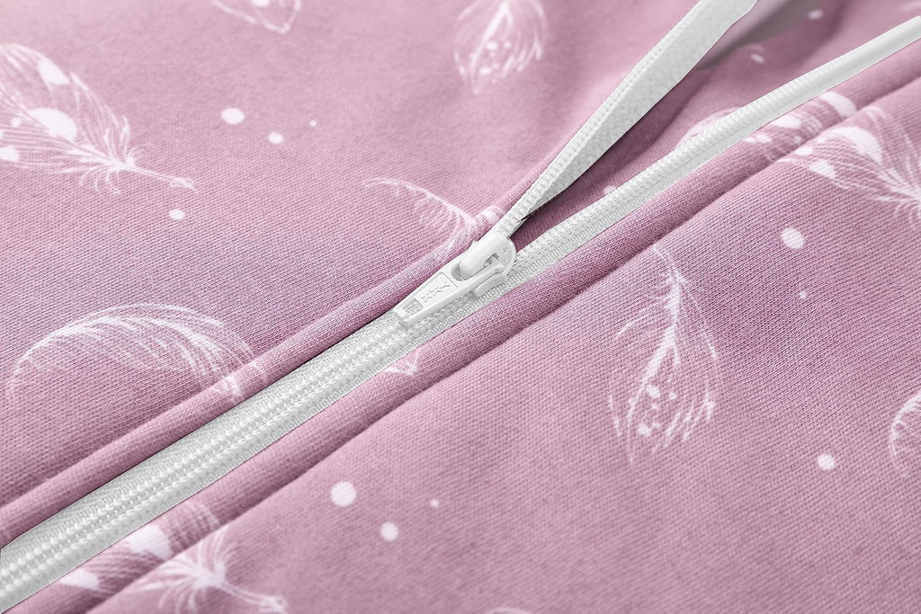 Baby Sleep Sack Organic Cotton Sleeping Bag with- 2.5 TOG Sleeping Bag with Way Zipper, Boys Girls Swaddle