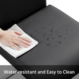 Dining Chairs Set of 2 Modern Faux Leather Upholstered Dining Room Chairs with High Back and Metal Chrome Legs for