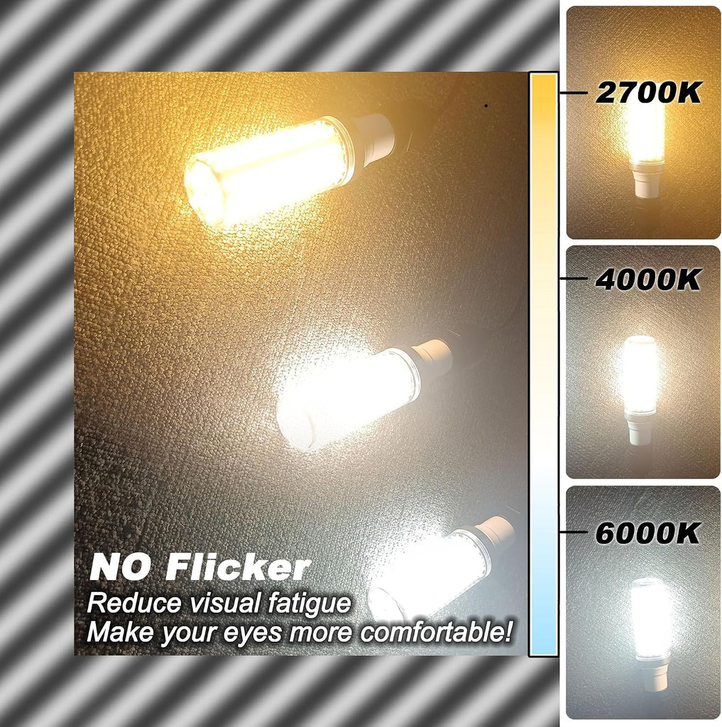E26 200w Replacement LED Corn Bulbs Medium Base, 2700K Warm White