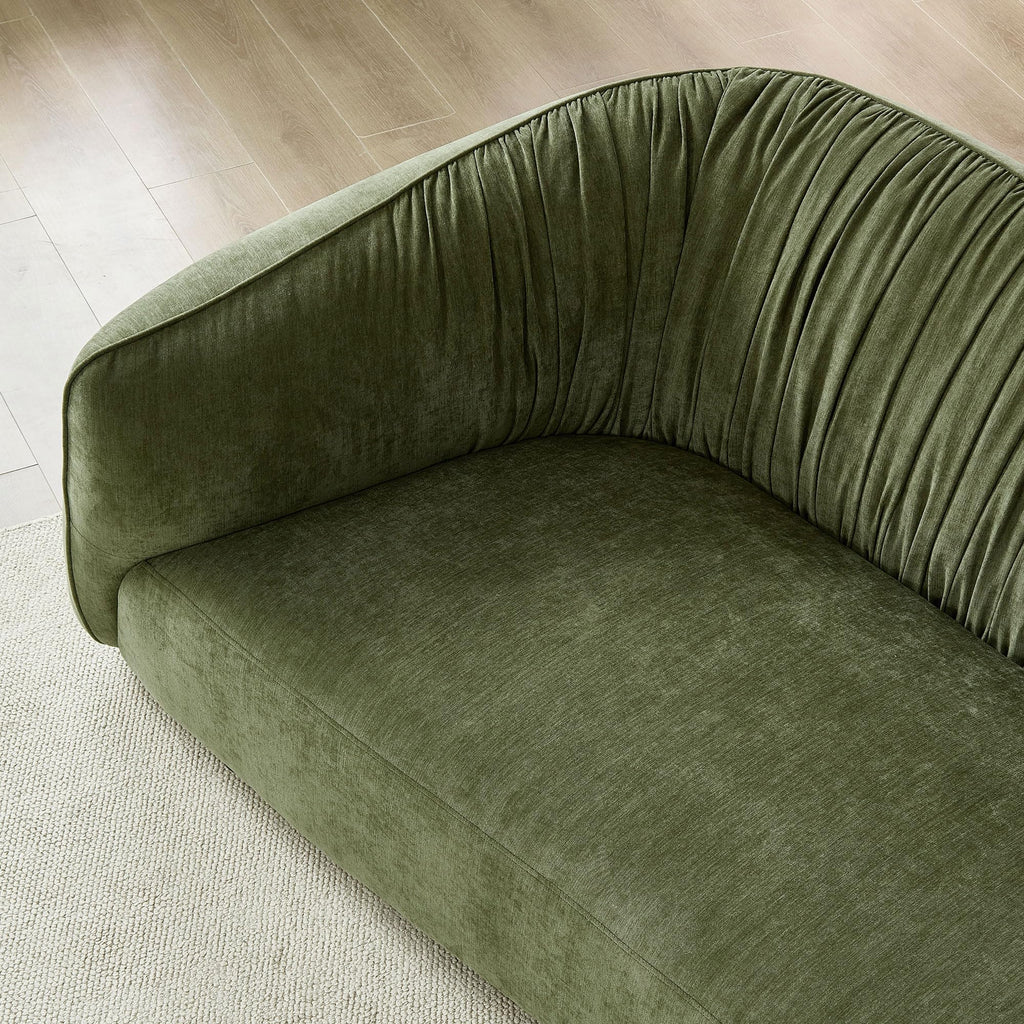 146" Oversized Upholstered Sectional Sofa with Right Chaise, Mid-Century Style 6-Seater Polyester Comfy Couch with