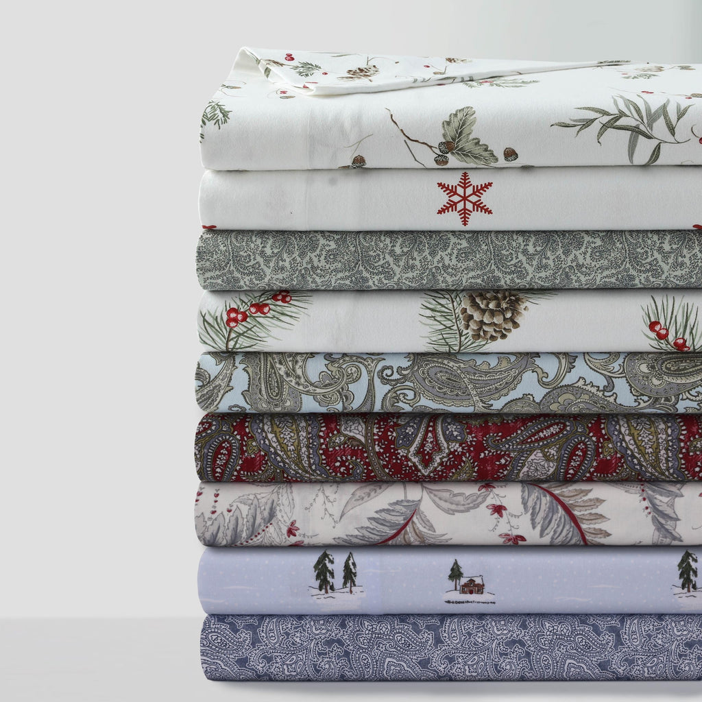 Ludovica Paisley Portuguese Flannel Sheet Set