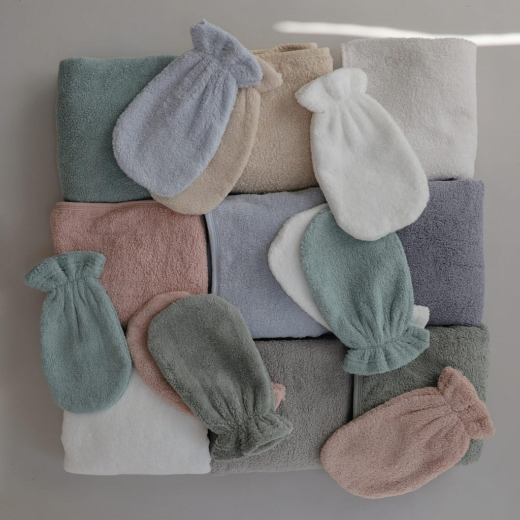 Baby Hooded Towel | Organic Cotton (Moss)