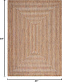 Outdoor Indoor Area Rug, Weather Resistant, Easy to Clean, Stain Resistant Floor Mat for Dining Room
