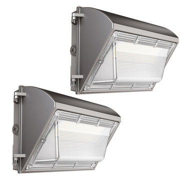 60W LED Wall Pack Light with Dusk to Dawn Photocell - 5000K
