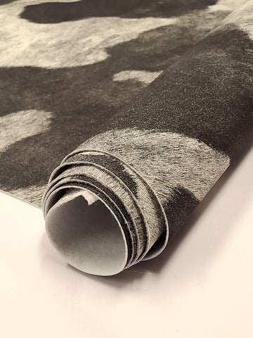 Vinyl Upholstery Embossed Texture Fabric Horse Fake Leather / 54" Wide/Sold By The Yard (Charcoal Gray)