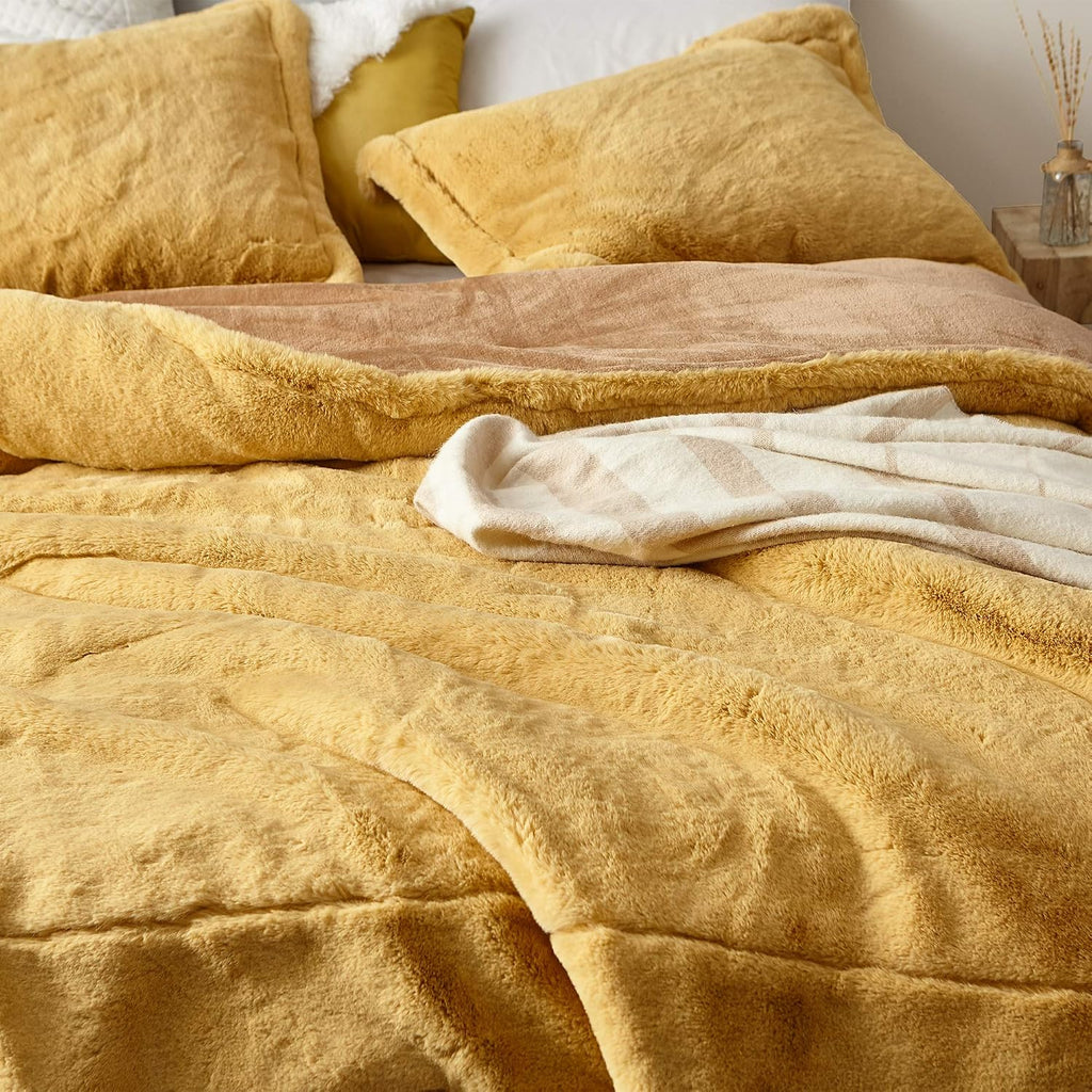 Chunky Bunny Coma Inducer King Oversized Comforter - Lionhead: Sahara Sun | Experience Coma Worthy Sleep with Cozy