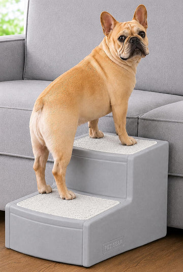 Pet Stairs, Light Sand, 2 Step