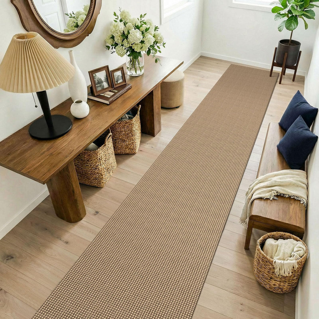 Boho 2x14 Runners Rugs, Long Washable Runner Rug, Woven Non Slip Kitchen Runner, Farmhouse Entryway Rug, Floor