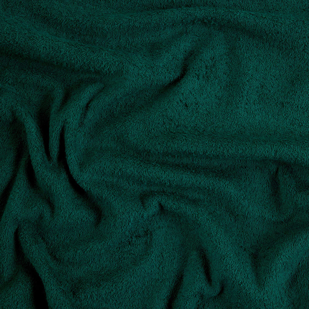 Terry Cloth Hunter Green, Fabric by the Yard