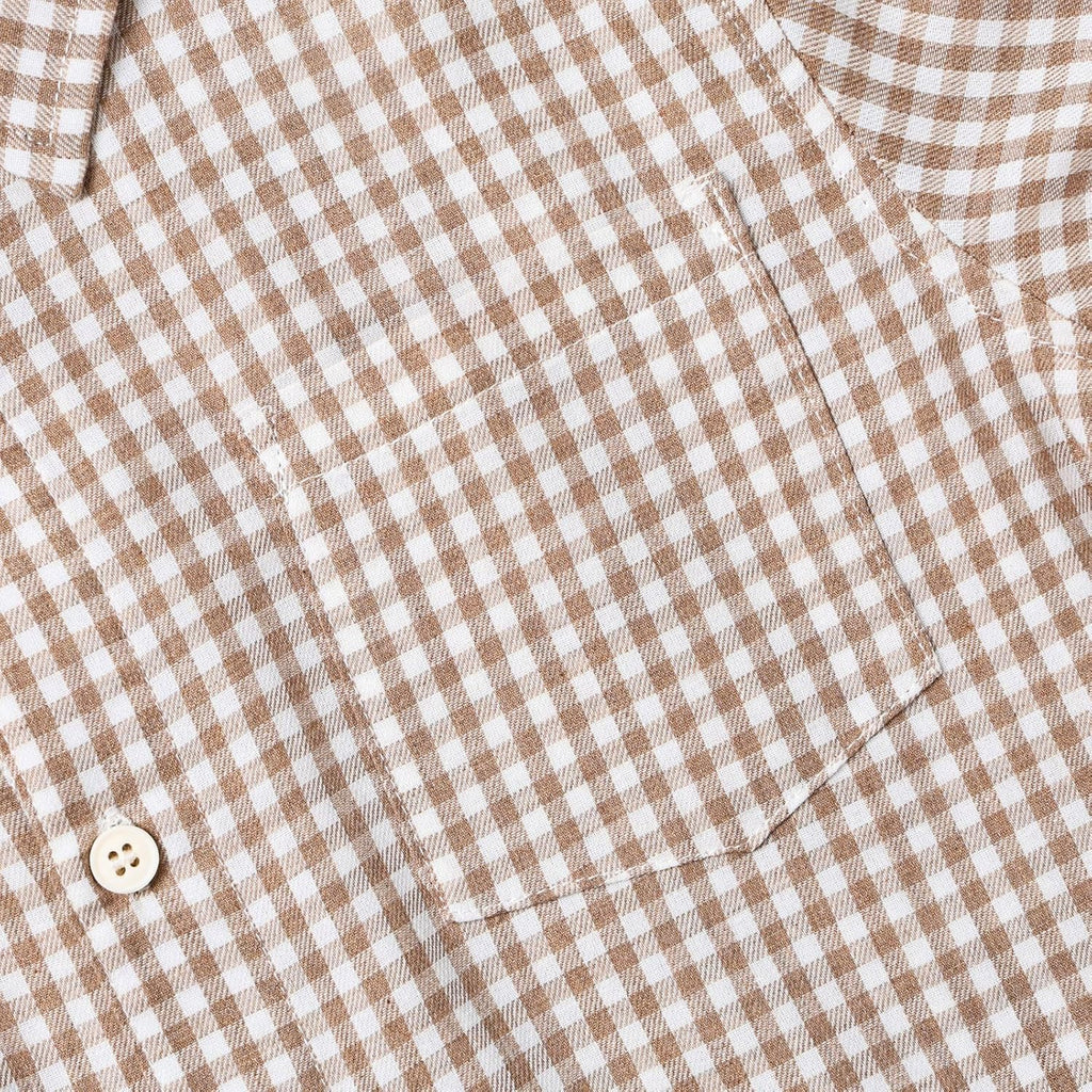 Boys Plaid Button Down Shirt Long Sleeve Lightweight Flannel Checkered Dress Shirts with Chest Pocket Gingham